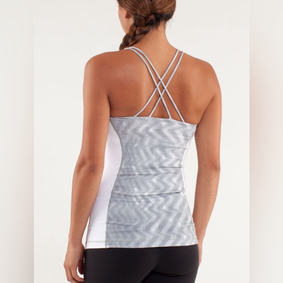 Lululemon Virtuous Tank Blazer in Fossil / White - Picture 2 of 6